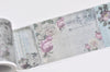 Retro Wide Rose Flower Washi Tape 45mm Wide x 5M Long A12271