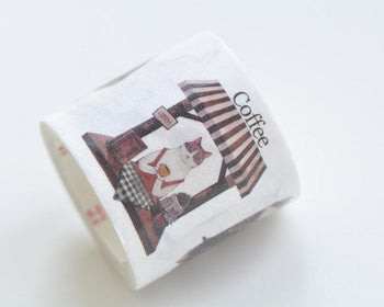 Lovely Cat Washi Tape Scrapbooking Paper Tape 35mm Wide x 3 Meters Long A12976