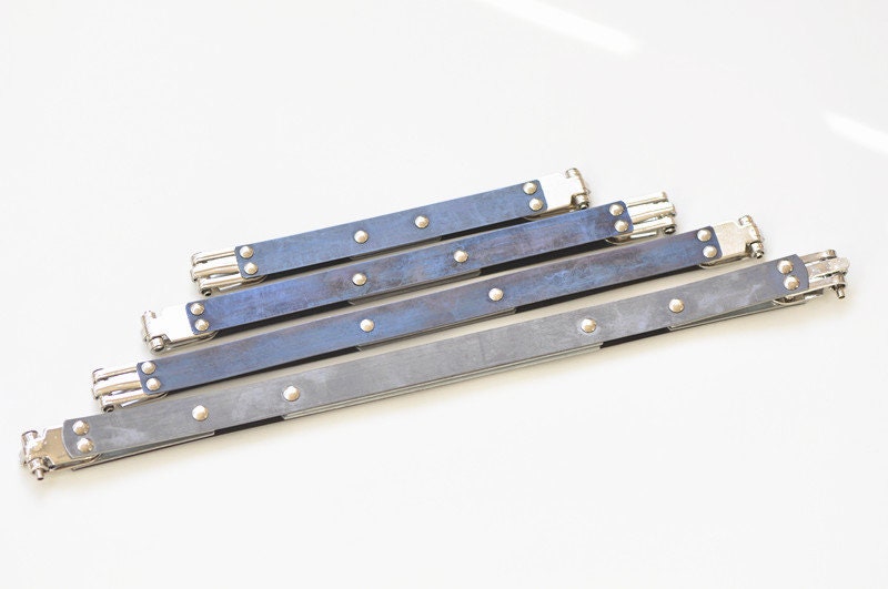 Retro Metal Purse Frame Flex Internal Purse Frame 15cm(6"), 20cm(8"), 25cm(10"), 30cm( 12"), 40cm(15")