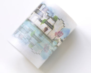 Vintage House of Jiangnan Washi Tape Wide Japanese Masking Tape 50mm x 3M Roll A12452