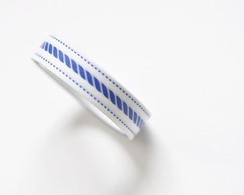 Skinny Blue Washi Tape 10mm Wide x 5M Roll A12399
