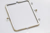 22cm Brushed Brass Purse Frame Clutch Bag Purse Frame Glue-In Style