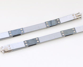 18cm ( 7"), 20cm( 7 3/4"), 25cm (10")  Retro Metal Purse Frame Flex Internal Purse Frame
