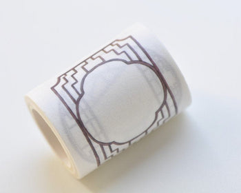 Retro Windows Washi Tape Wide Scrapbooking Tape 50mm wide x 3M Roll A12398