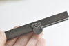 10cm(4") Gunmental Purse Frame Bar Lock Wallet Purse Frame With Screws