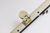 19cm ( 7") Brushed Brass Purse Frame Quality Bar Lock Wallet Purse Frame With Screws