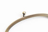 12.5cm (5") Brushed Brass Purse Frame Bag Hanger Wedding Bag Glue-In Style