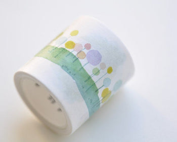 Flowers Washi Tape Cute Girls Paper Tape 40mm Wide x 3 Meters Roll A12453