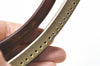 20.5cm  ( 8") Antique Bronze/ Light Gold Metal Glue-In Purse Frame / Handle Purse Frame