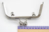 14cm ( 5 1/2 Inch) Purse Frame With Screws Silver And Gold