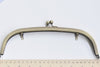 9" Bronze Purse Frame Large Handle Purse Frame Glue-In 24cm