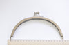 19cm ( 7") Retro Silver Metal Purse Frame Handbag Purse Frame Glue-In Clutch Frame