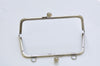 8" Purse Frame Brushed Brass Bag Hanger With Two Loops 21cm x 9cm