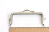 12cm x 5cm (5"x 2") Brushed Brass Purse Frame Retro Clutch Bag Frame Glue-in Style
