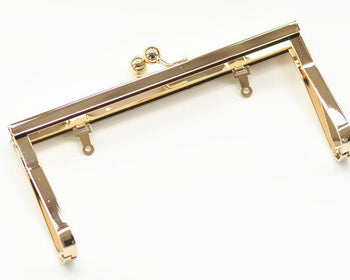 17.5cm x 8.5cm ( 7" x 3") Gold Purse Frame Clutch Purse Frame Bag Hanger