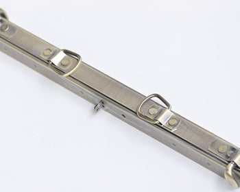 Brushed Brass Metal Closure Purse Frame Doctor Bag Purse Frame With Screws 40cm ( 16")