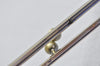 27cm (10 1/2") Brushed Brass Purse Frame Large Bag Hanger Glue-In Style 27 x 12cm