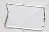 10" (27cm) Silver Purse Frame Large Bag Hanger Glue-In Style 27 x 12cm (10"x 5")
