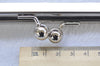 10" (27cm) Silver Purse Frame Large Bag Hanger Glue-In Style 27 x 12cm (10"x 5")