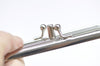 3" (10.5cm) Silver Purse Frame Two Pocket Bag Hanger 10.5 x 5cm (3" x 1 1/2")
