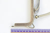 22cm (8") Retro Sewing Purse Frame With Handles Bronze And Light Gold