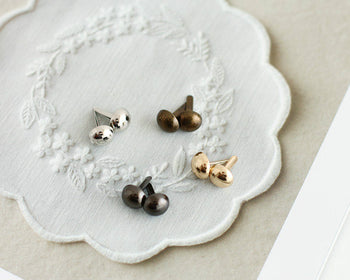 8 Pieces Purse Stud Mushroom Button For Purse Frame Bag Making