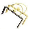 20cm (8") Brushed Bronze Purse Frame Brushed Brass Bag Hanger With Screws