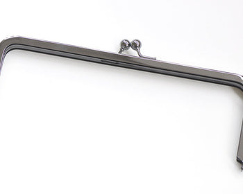 Gunmetal Purse Frame /Handle Purse Frame  25cm (10")