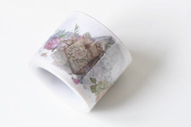 Retro Washi Tape Wide Paper Tape 30mm X 5 Meters A13260