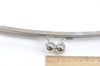 32cm ( 12") Large Silver Purse Frame Clutch Bag Hanger Glue In Style 32x11.5cm