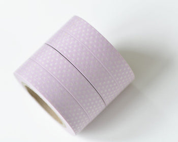 Skinny Washi Tape Pink Polka Dots Journal Tape 10mm x 10M Roll A12823