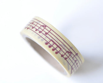 Music Washi Tape Musical Note Planner Tape 15mm wide x 5M A12079