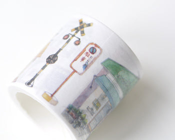 Street Scene Washi Tape Lined Scrapbooking Tape 45mm Wide x 3M Long A12144