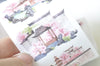Vintage Pavilion Washi Tape Asian Culture Lined Bullet Journal Tape 55mm wide x 3 Meters Roll A13256