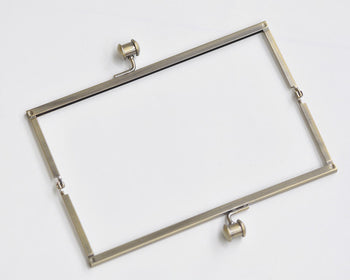 7" Purse Frame Clutch Bag Glue-In Style Bag Purse Frame 18cm x 6.5cm ( 7"x 2 1/2" )