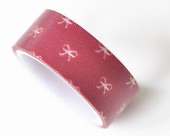 Red Butterfly Knot Masking Washi Tape Journal Supplies 15mm x 2M Roll A13100