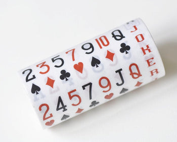 Poker Washi Tape Wide Lined Washi Tape 75mm Wide x 3 Meters A12591