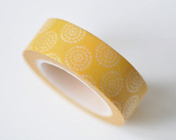 Orange Beautiful Flower Masking Washi Tape 15mm Wide x 10M Roll A12606