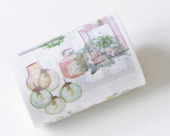 Cute Windows With Green Plants Washi Tape 55mm wide x 3M A12847