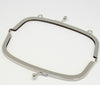 7"(17.5cm) Silver Purse Frame Clutch Bag Hanger Glue-In Style