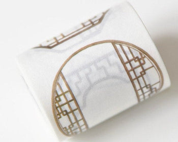 Asian Culture Vintage Window Washi Tape Lined Wide Japanese Masking Tape 50mm x 3M Roll A12958