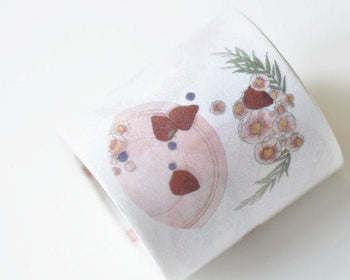 Strawberry Washi Tape Lined Journal Tape 40mm wide x 5 Meters A13046