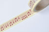 Music Washi Tape Musical Note Planner Tape 15mm wide x 5M A12079