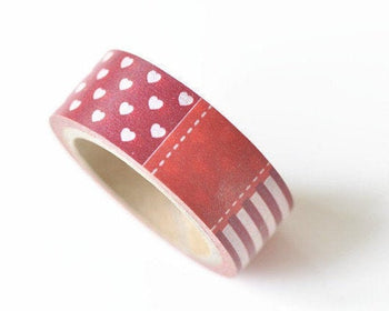 Love Heart Washi Tape/Masking Tape 15mm Wide x 2 Meters A13275