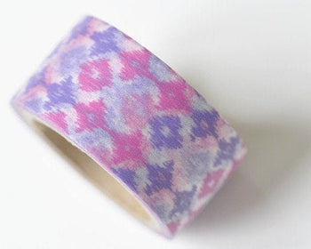 Retro Colorful Washi Tape Waterprint Paper Tape 20mm x 5 Meters Roll A12034