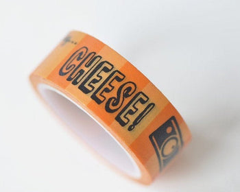 Orange Masking Washi Tape 15mm Wide x 5M Roll A12110