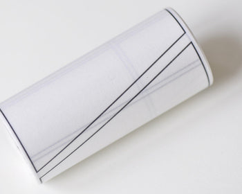 Blank Journals Tape With Frame Lined Washi Tape 80mm x 3 Meters A12656