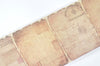 Vintage Burned Book Washi Tape Wide Masking Tape 60mm wide x 5 Meters A10696