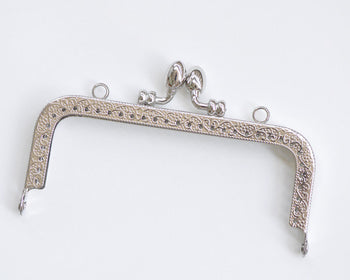 10 Pieces Retro Purse Frame Silver Sewing Purse Frame Various Size 8.5/10.5/12.5/15CM (3"to 6")
