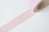 Pink Dots Adhesive Washi Tape 15mm Wide x 5 Meters Roll A13306
